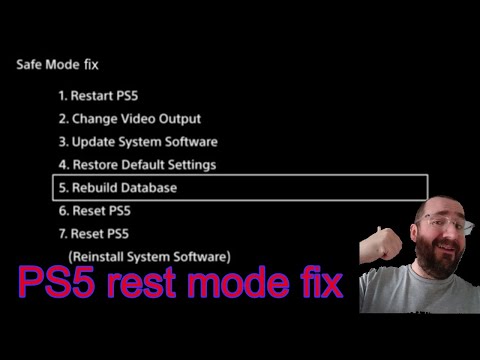 PS5 secret menu safe mode boot - ps5 rest mode fix