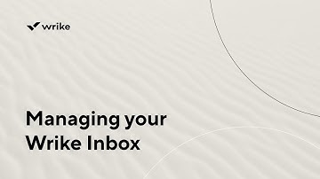 Managing your Wrike Inbox