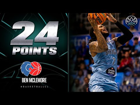 Ben McLemore (24 PTS | 19 EFF) | Player Highlights | BREO v KSK | #BasketballCL 2023-24