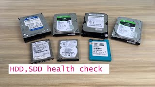 used hard drive, how to check health