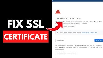 FIX SSL Certificate Error (Full Guide)
