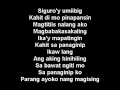 Siguro - Yeng Constantino lyrics