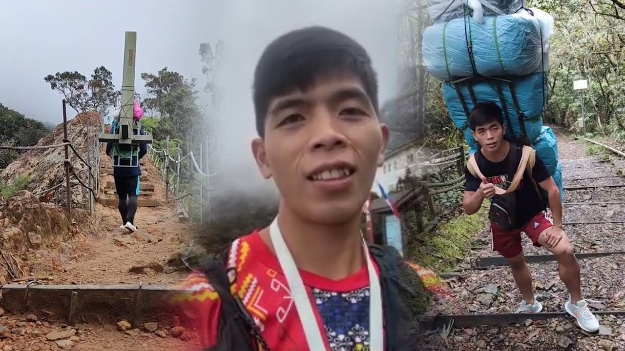 Respek Ada STPM tapi lelaki ini kerja ambil upah angkut barang ke puncak Gunung Kinabalu