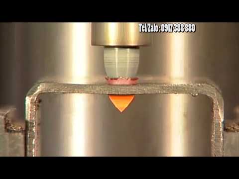 Video khoan nóng chảy trên thép và inox 1mm đến 3mm , thêm... - youtube