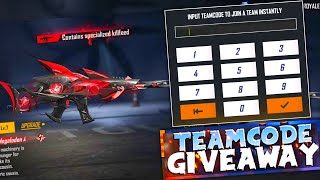 Megalodon Alpha Scar Team Code Giveaway ||Free Fire Live Team Code Giveaway ||FF Live ||Lokesh Gamer