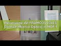 FRAMO35 DIN A1 59,4x84,1 Cornice (Bianco Lucido) in MDF Fatta a Mano con lastra di Vetro Artificiale antiriflesso a Prova di Rottura e Robusta Parete Posteriore in MDF, Larghezza Cornice: 35 mm