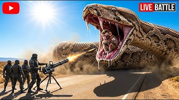 Brave Heroes Save Poor Squirrel Monkey from Giant Python’s Terrifying Attack 🐍🐒