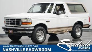 1996 Ford Bronco Eddie Bauer for sale | 2294 NSH
