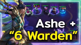 กองหน้าแน่นๆ Ashe + 6 Warden  Teamfight Tactic Set11