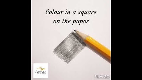 Taking a fingerprint with a pencil