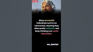 Many successful individuals tend to be introverted #motivation #viralvideo #success #inspiration