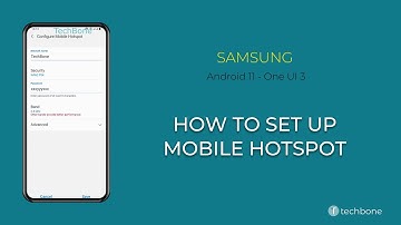 How to Set up Mobile Hotspot - Samsung [Android 11 - One UI 3]