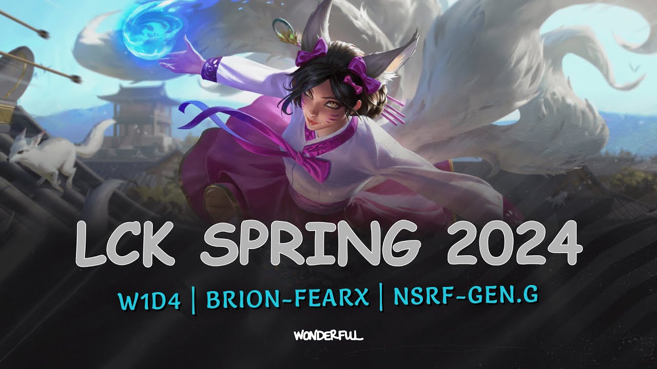 Lck 2024 spring. Расмус лига легенд.