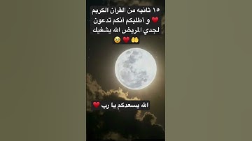 القرآن الكريم ♥️ ١٥ ثانيه