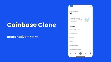Coinbase clone in react native - Settings Final Part !!!