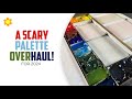 Why you need a curated watercolor paletteand my scary overhaul