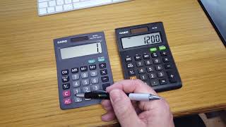 casio calculator tax rate change