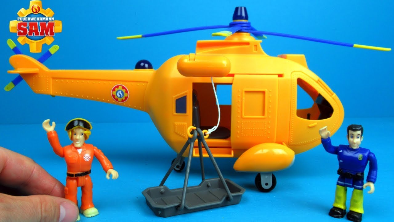 passen Warmte Afzonderlijk Fireman Sam Toy Helicopter Wallaby 2 by Simba |Brandweerman Sam - YouTube