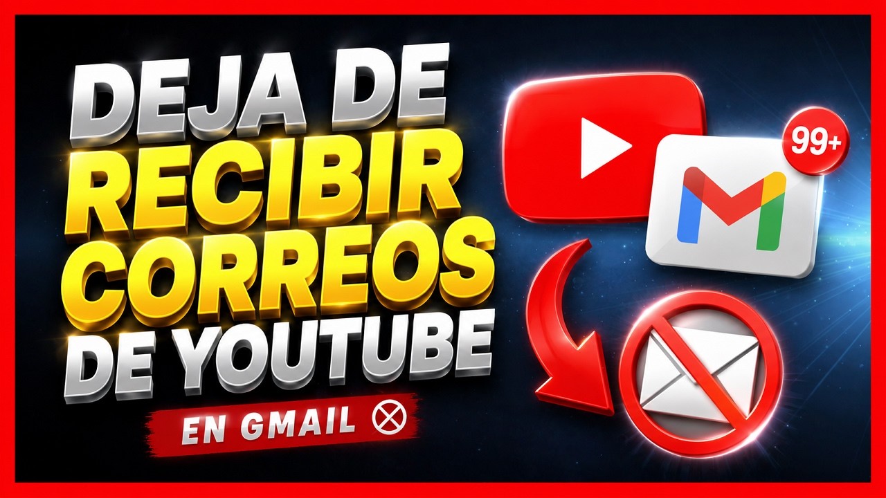 COMO DEJAR DE RECIBIR NOTIFICACIONES DE YOUTUBE EN MI CORREO 🚀 Hacer ...