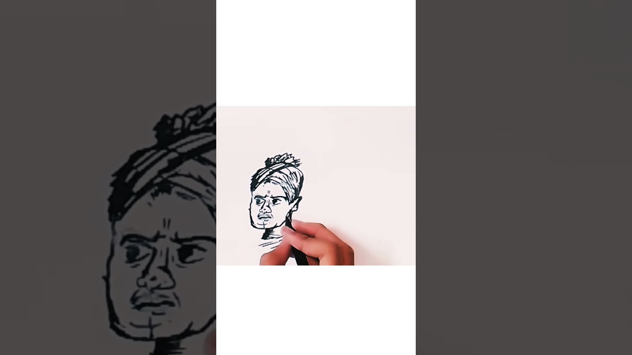 😤🙎 Swami Vivekananda | Powerful Ink Portrait 💪🔥