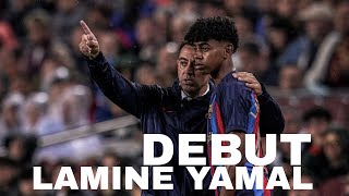 Lamine Yamal Debut Barcelona against Real Betis #laliga #barcelona #messi #football