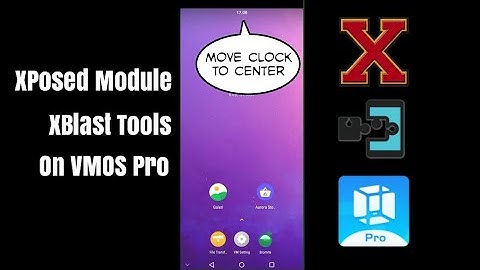 Module Xposed - XBlast Tools on VMOS Pro Android Lollipop