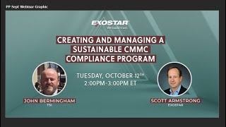 Creating and Managing a Sustainable CMMC Compliance Program