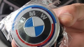 How to install BMW 50th anniversary emblems