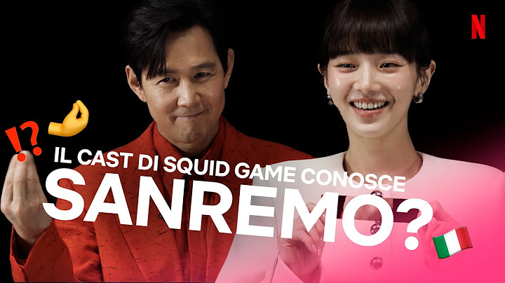 ITALIA e SANREMO: quanto ne sa il cast di SQUID GAME?