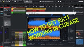 How to get iZotope RX11 working in Cubase | #audioediting