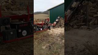 Brute Force 14/24. my firewood processor splitting wood