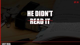 He Didn't Read the Fine Print