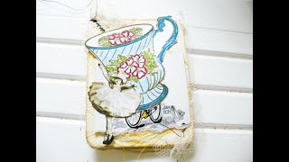 Altered Paper Clips Challenge Week 9 - Junk Journal Card Embellishments - Markets of Sunshine