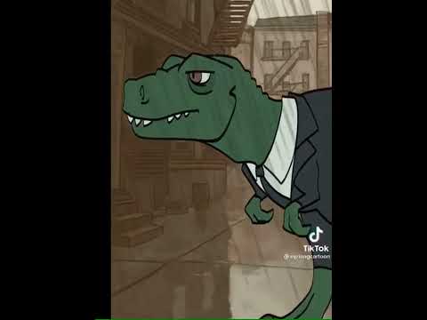 {анимация от EyrinaGreen} ~жил динозавр,был вечно в заботе))))