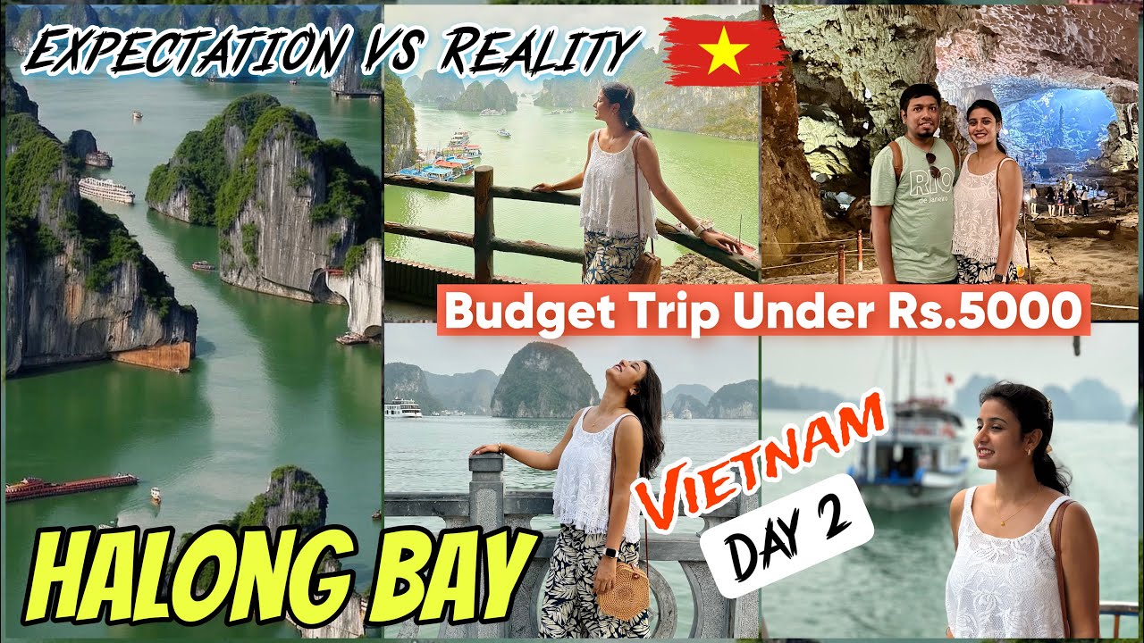 HALONG BAY Tour Tamil🇻🇳 Vietnam Travel VLOG #3 | Budget Day Trip Rs.5000 | Expectation VS Reality