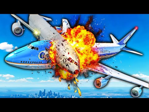 Air Tanker CRASHES into Air Force One in GTA 5!