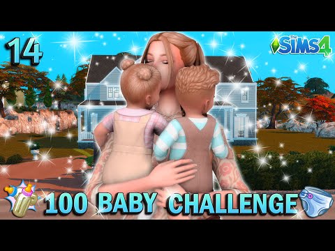 100 Baby Challenge Sims 4||Ep 14: 2 Toddlers + 2 Infants = TOO MUCH!!🙃