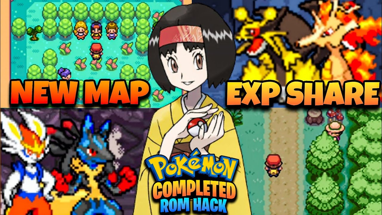 BEST COMPLETED Pokemon GBA Rom Hack 2022 With New Map, 150 Fusion Forms ...