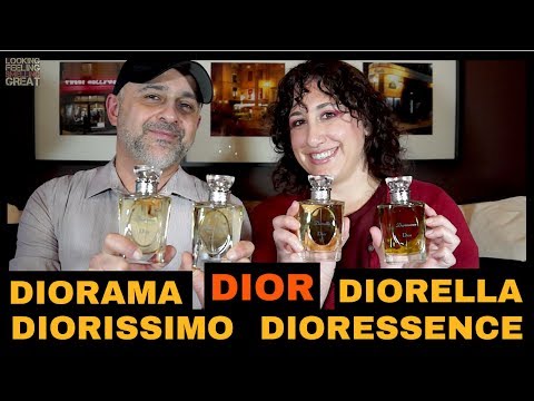 RESEÑA DE DIOR DIORAMA, DIORISSIMO, DIORELLA, DIORESSENCE
