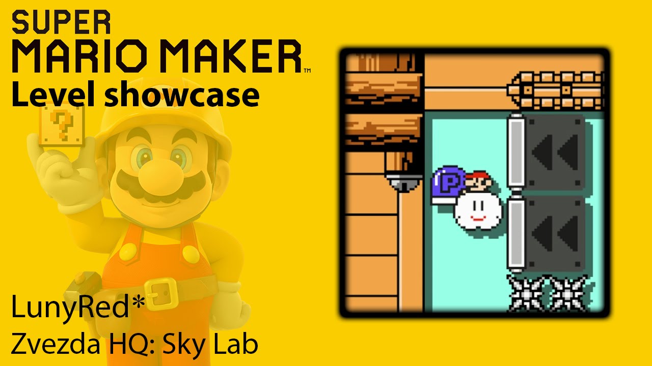 Super Mario Maker - Level Showcase - Zvezda HQ: Sky Lab - YouTube