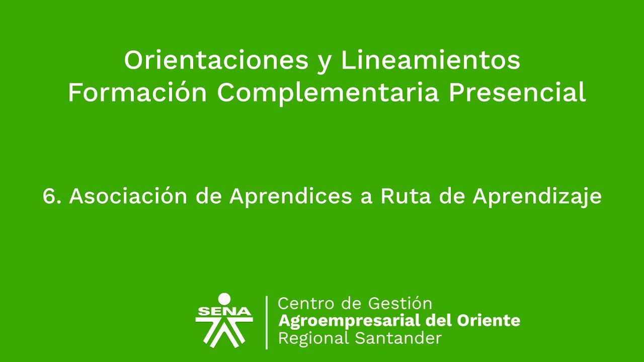 7. Asociar Aprendices a una Ruta de Aprendizaje - YouTube