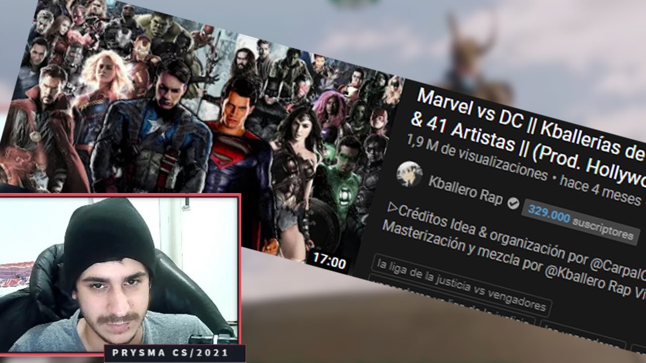 Marvel vs DC || Kballerías de Rap || feat. CC3 & 41 Artistas | REACCION