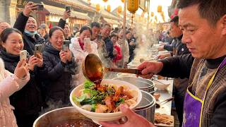 Ultimate Kaifeng Morning Feast! Explosive Braised Sheep Head & Four-Flavor Soup — Incredible Taste!🔥 screenshot 4