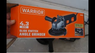 $14.95 Harbor Freight Angle Grinder. Can it cut concrete? Lets find out!