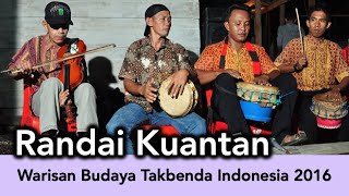 Randai Kuantan, Warisan Budaya Takbenda Indonesia 2016