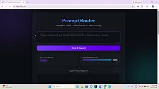 LLM Prompt Router for Intent Classification — Python Flask & OpenAI