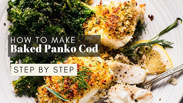 Crispy Baked Panko Cod