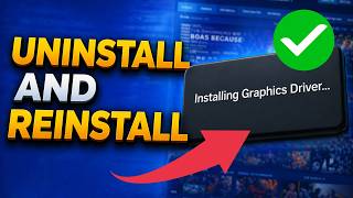 How To Uninstall & Reinstall NVIDIA Drivers (Fix All GPU Issues – Windows 11/10)