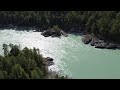 Кедровый остров  Панорама и река Катунь