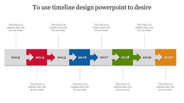 How To Make Timeline PPT Template